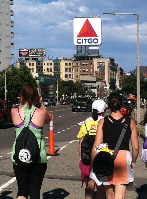 2012 Boston Marathon Jimmy Fund Walk - Kenmore Square