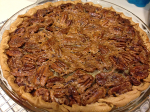 Drunken Bourbon Chocolate Pecan Pie