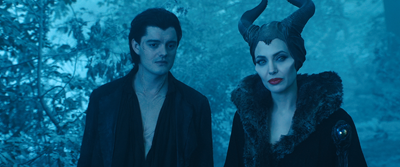 Diaval and Maleficent