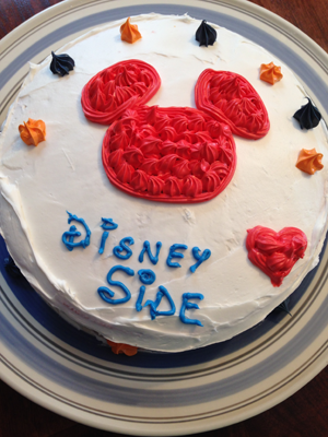 Our DisneySide cake!