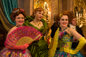 Lady Tremaine and her daughters arrive at the ball